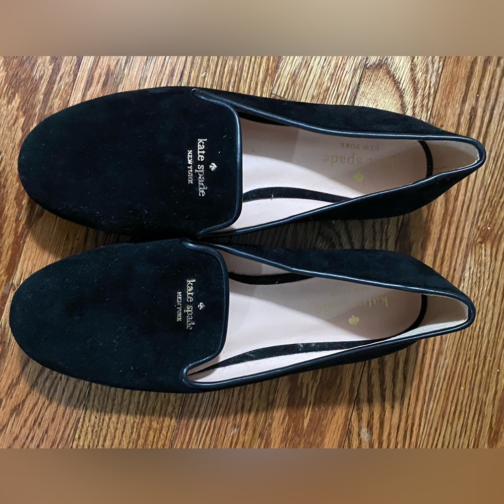 Kate spade black flats 7.5